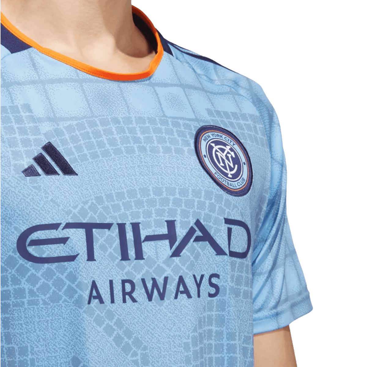 Adidas New York City FC 23/24 Home Jersey product image 4, provided for visual reference and product detail review