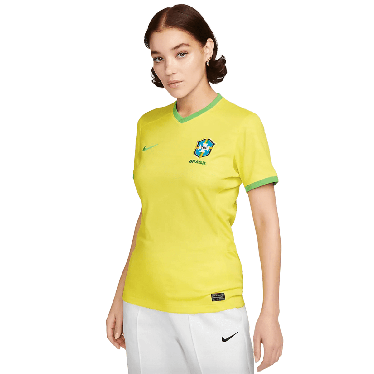 Nike Brazil 2023 Womens Home Jersey product image 1, provided for visual reference and product detail review