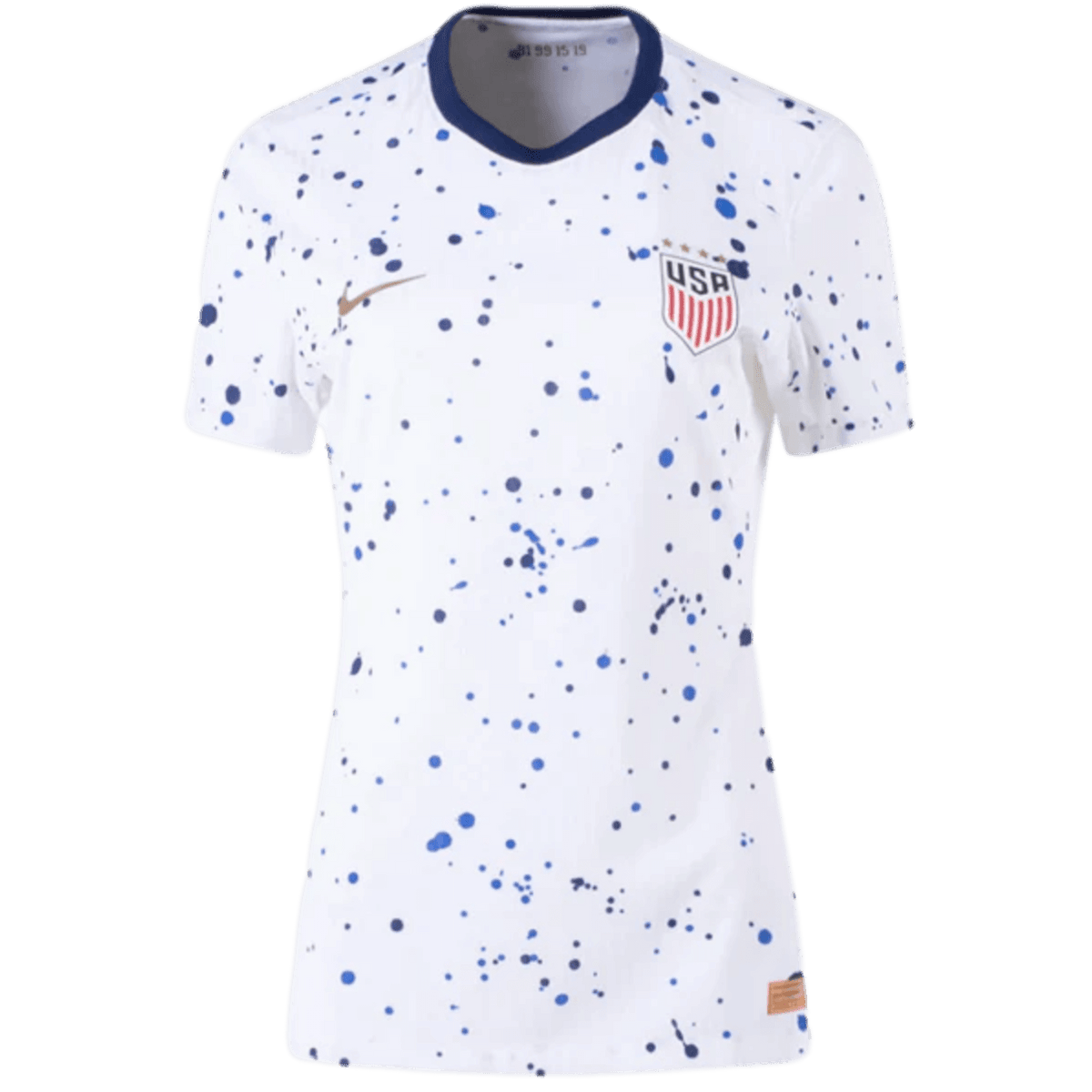 Nike USA 2023 4-Star Authentic Womens Home Jersey product image 1, provided for visual reference and product detail review