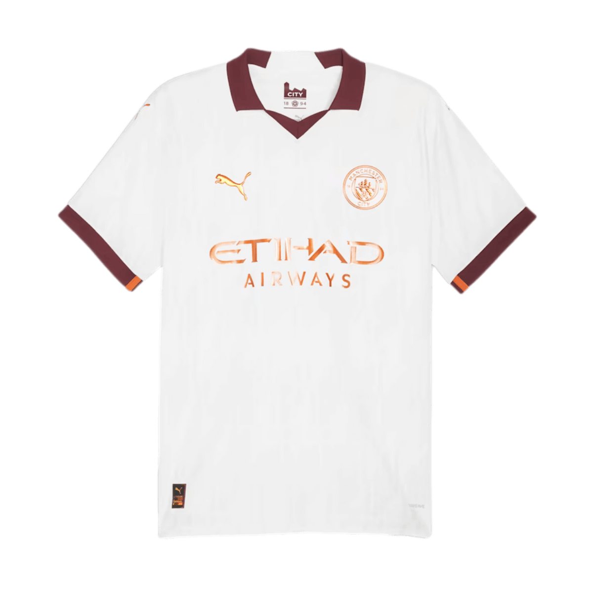 Puma Manchester City 23/24 Authentic Away Jersey product image 1, provided for visual reference and product detail review