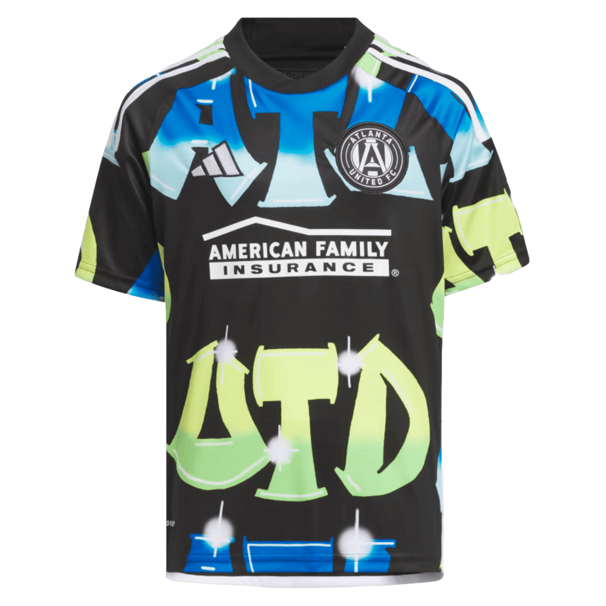 Adidas Atlanta United 2023 Youth Third Jersey product image 1, provided for visual reference and product detail review