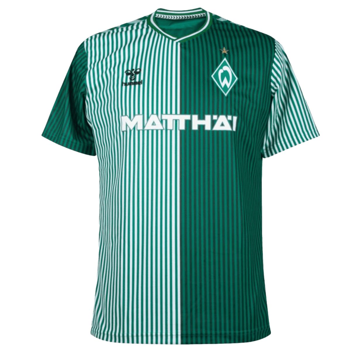 Hummel Werder Bremen 23/24 Home Jersey product image 1, provided for visual reference and product detail review