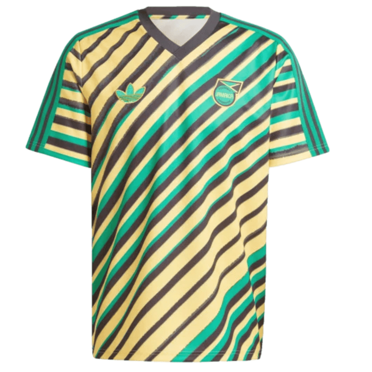 Adidas Jamaica Originals Trefoil Jersey product image 1, provided for visual reference and product detail review