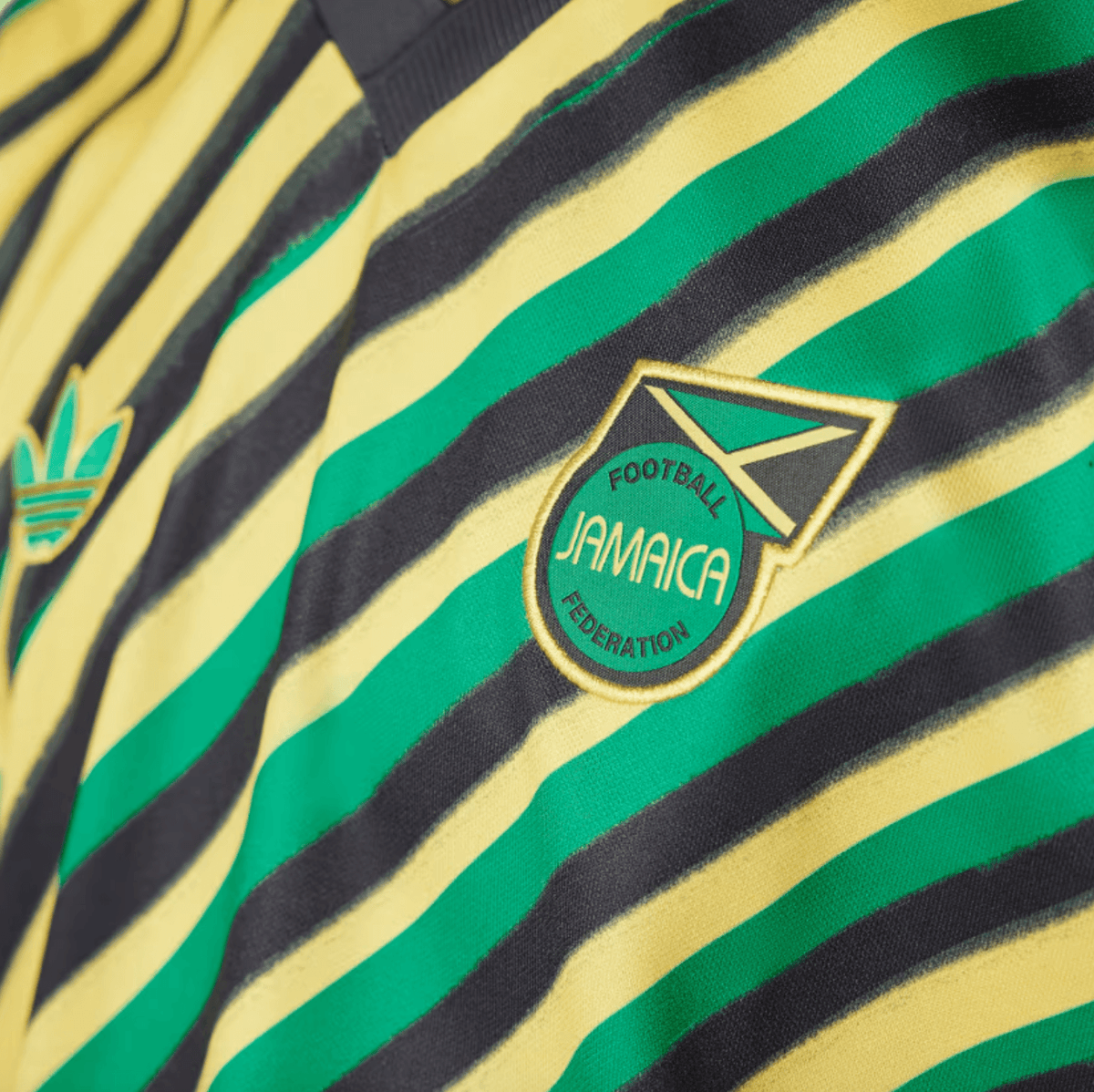 Adidas Jamaica Originals Trefoil Jersey product image 4, provided for visual reference and product detail review