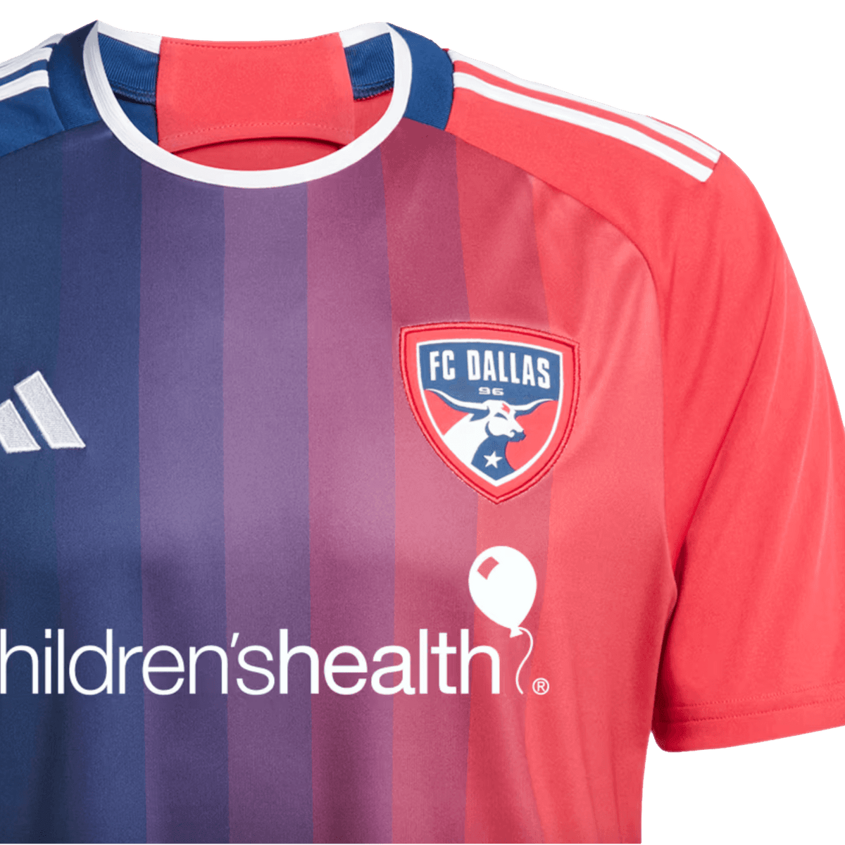 Adidas FC Dallas 24/25 Home Jersey product image 3, provided for visual reference and product detail review