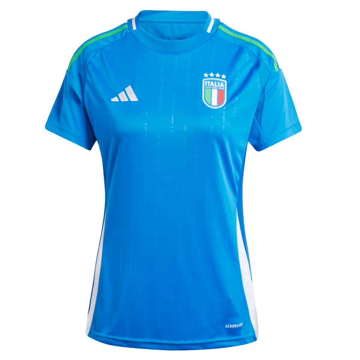 Adidas Italy 2024 Womens Home Jersey product image 1, provided for visual reference and product detail review