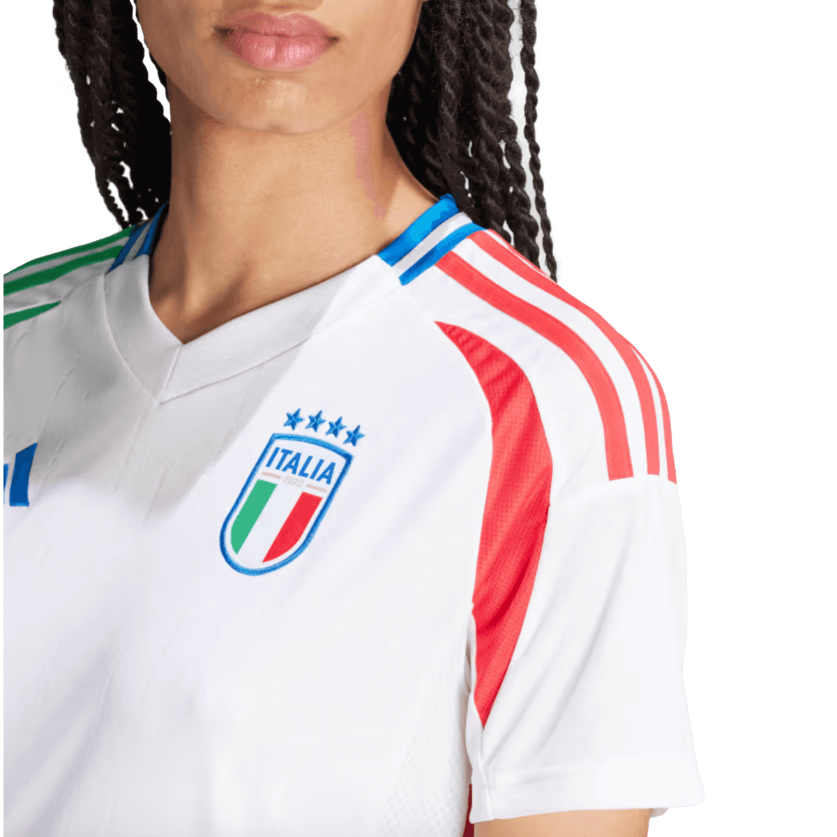 Adidas Italy 2024 Womens Away Jersey product image 4, provided for visual reference and product detail review