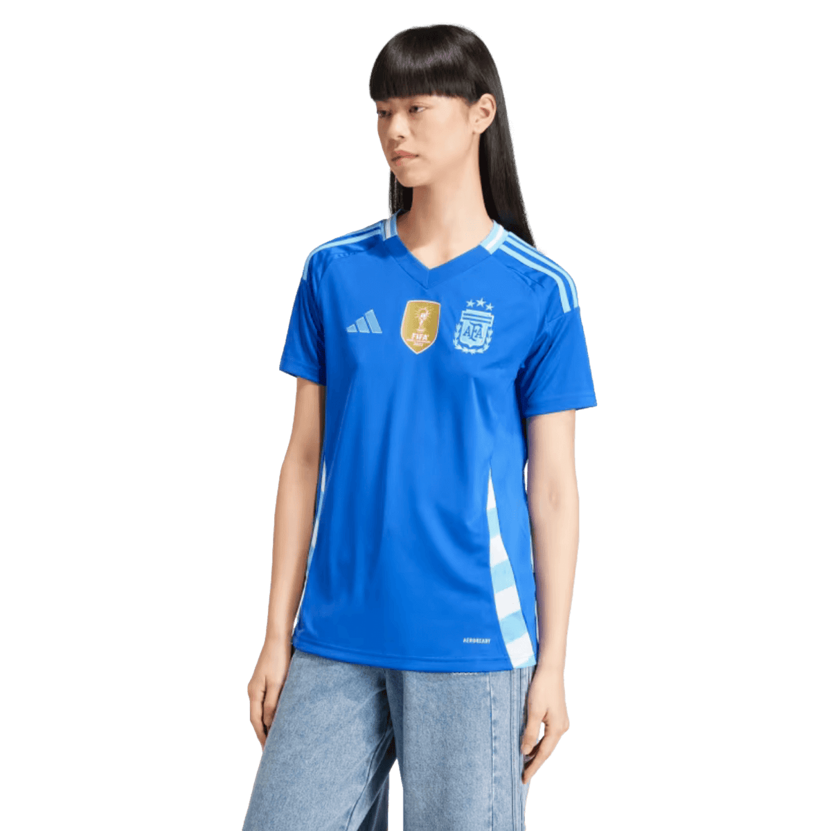 Adidas Argentina 2024 Womens Away Jersey product image 3, provided for visual reference and product detail review