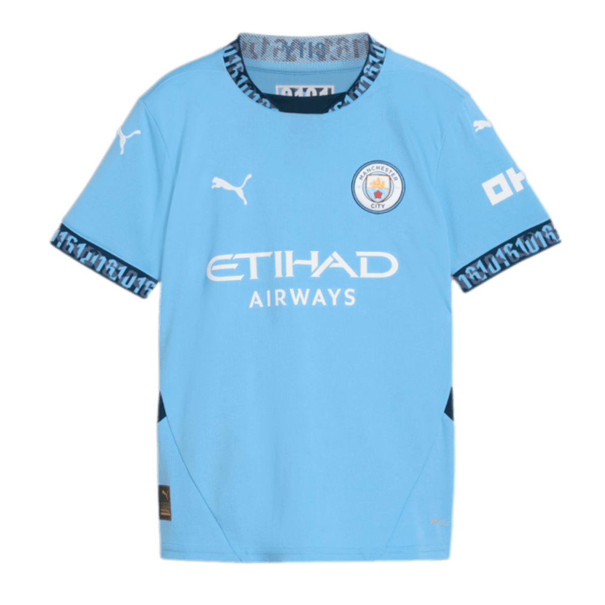 Puma Manchester City 24/25 Youth Home Jersey product image 1, provided for visual reference and product detail review