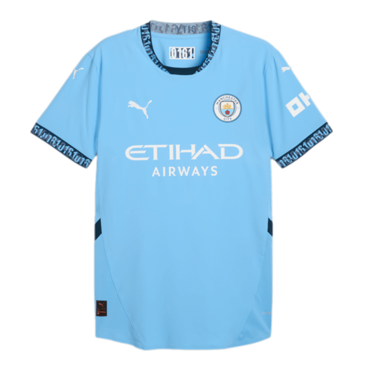 Puma Manchester City 24/25 Authentic Home Jersey product image 1, provided for visual reference and product detail review