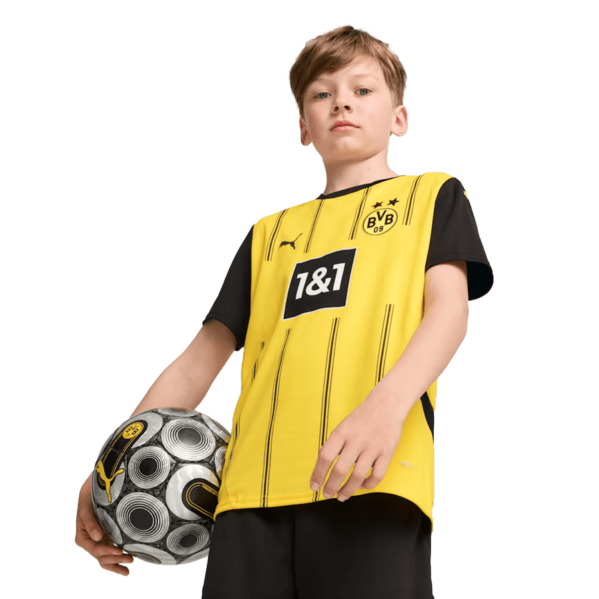 Puma Borussia Dortmund 24/25 Youth Home Jersey product image 3, provided for visual reference and product detail review