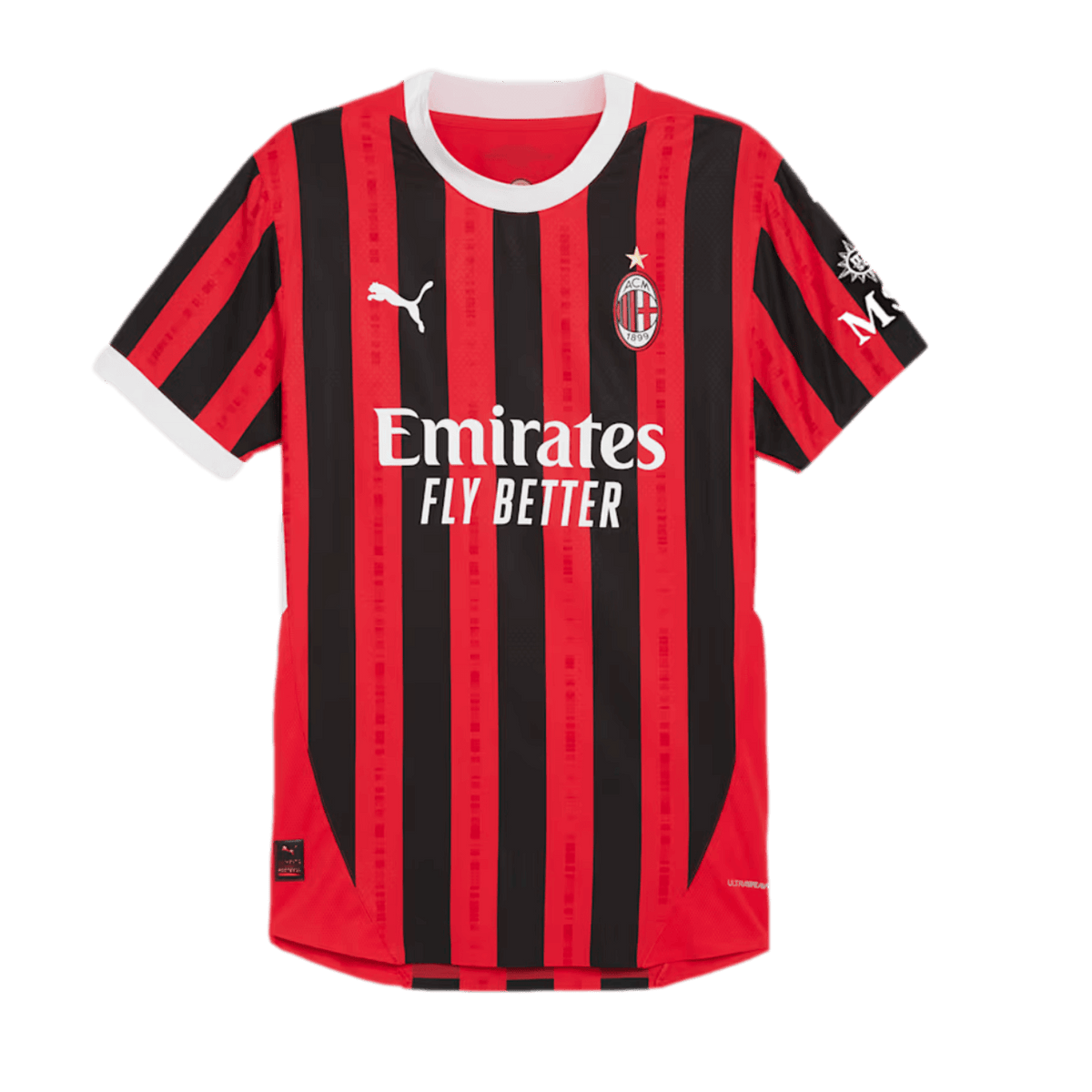 Puma AC Milan 24/25 Authentic Home Jersey product image 1, provided for visual reference and product detail review