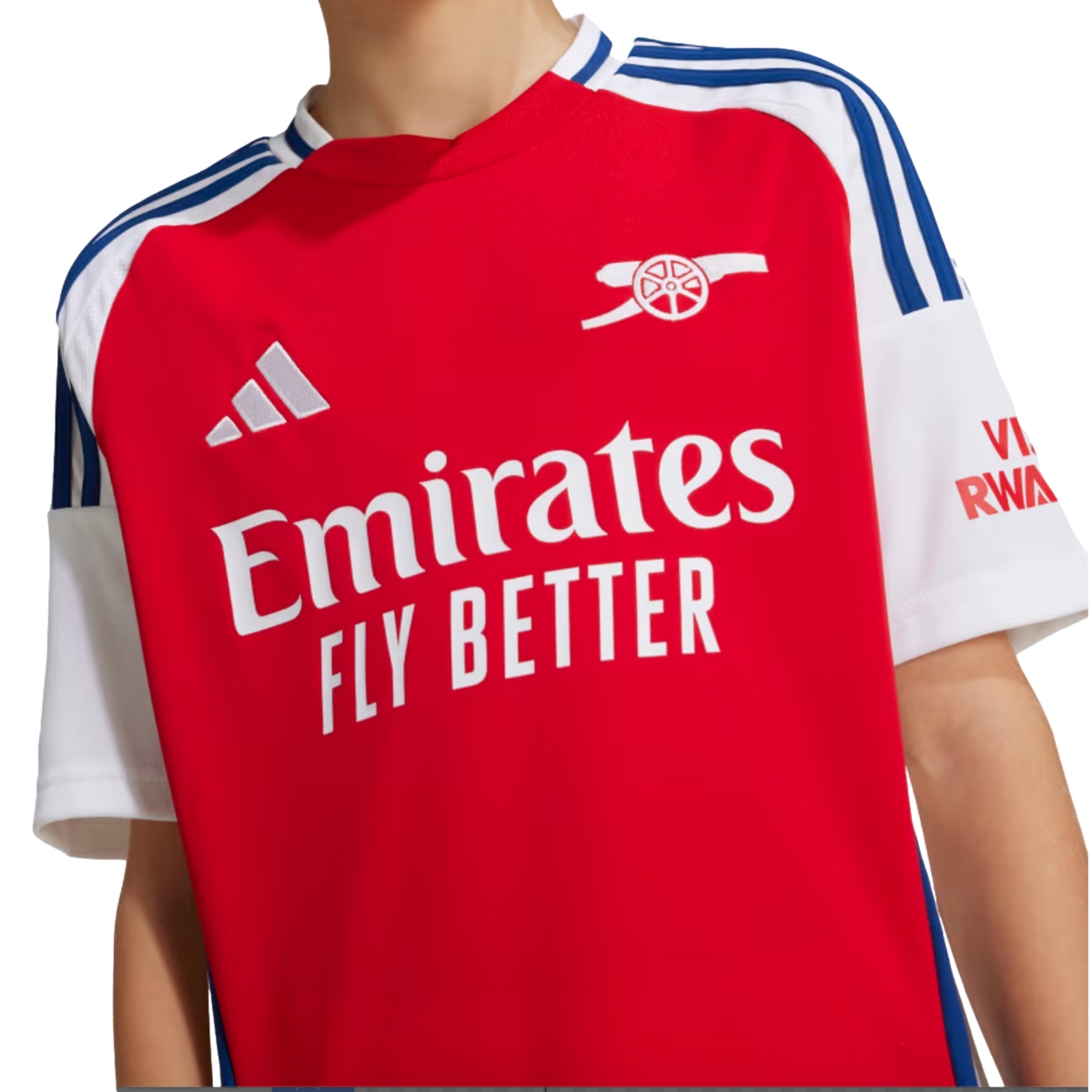 Adidas Arsenal 24/25 Youth Home Jersey product image 4, provided for visual reference and product detail review