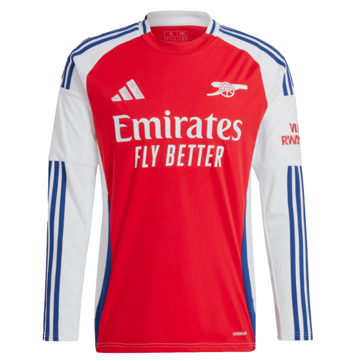 Adidas Arsenal 24/25 Long Sleeve Home Jersey product image 1, provided for visual reference and product detail review