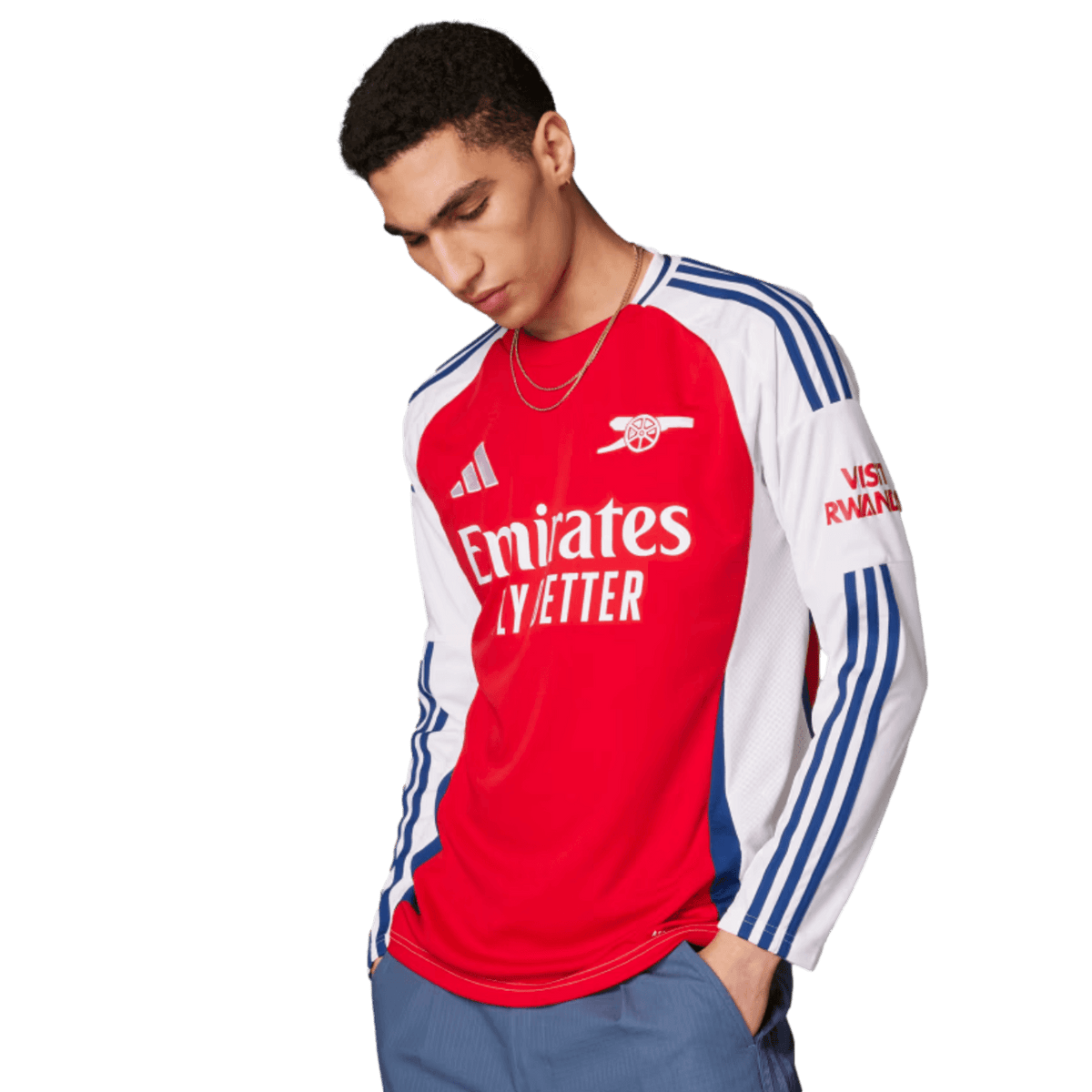 Adidas Arsenal 24/25 Long Sleeve Home Jersey product image 3, provided for visual reference and product detail review