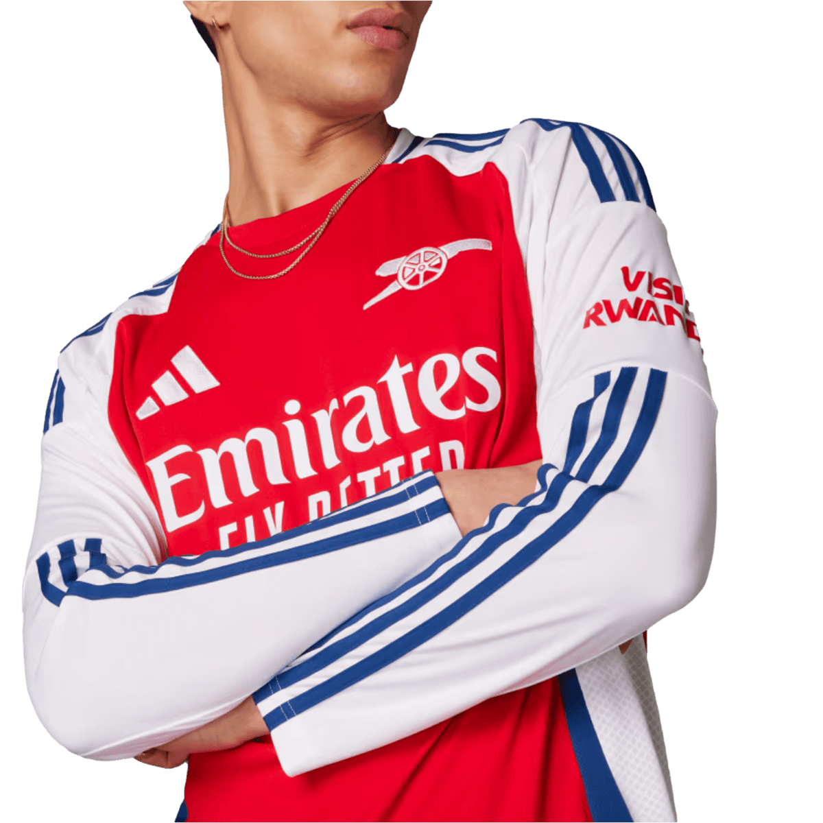 Adidas Arsenal 24/25 Long Sleeve Home Jersey product image 4, provided for visual reference and product detail review