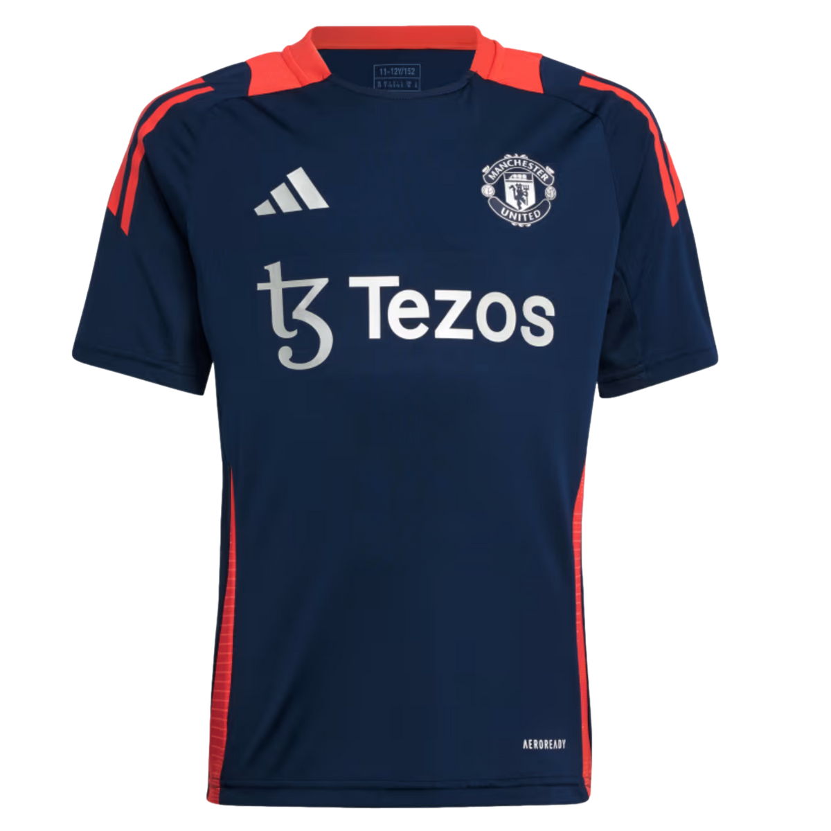 Adidas Manchester United Youth Training Jersey product image 1, provided for visual reference and product detail review