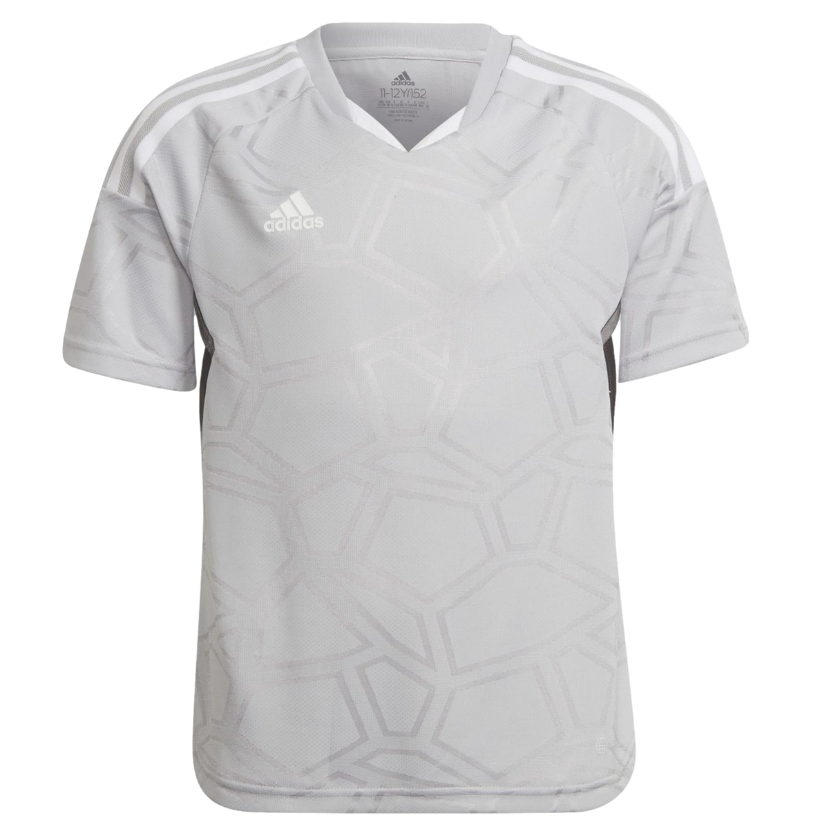 Adidas Condivo 22 Match Day Youth Jersey - Grey product image 1, provided for visual reference and product detail review