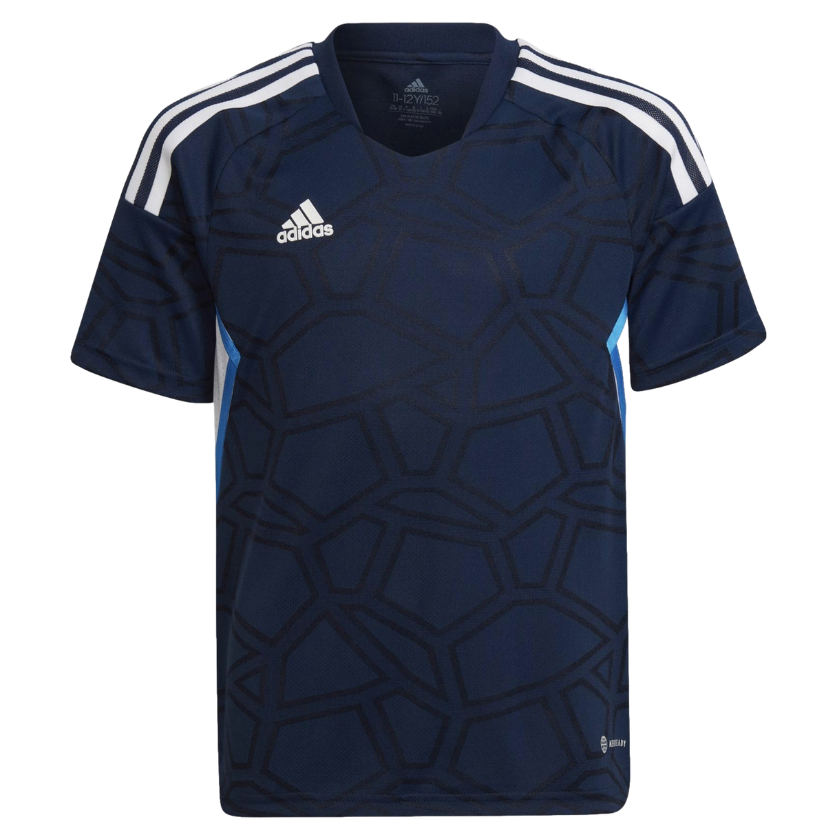 Adidas Condivo 22 Match Day Youth Jersey - Navy Blue product image 1, provided for visual reference and product detail review