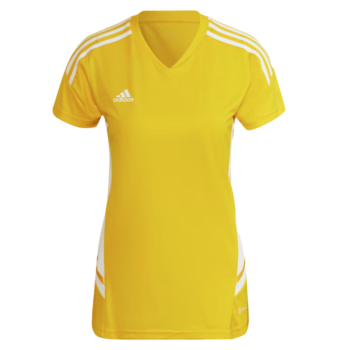 Adidas Condivo 22 Womens Jersey - Yellow product image 1, provided for visual reference and product detail review
