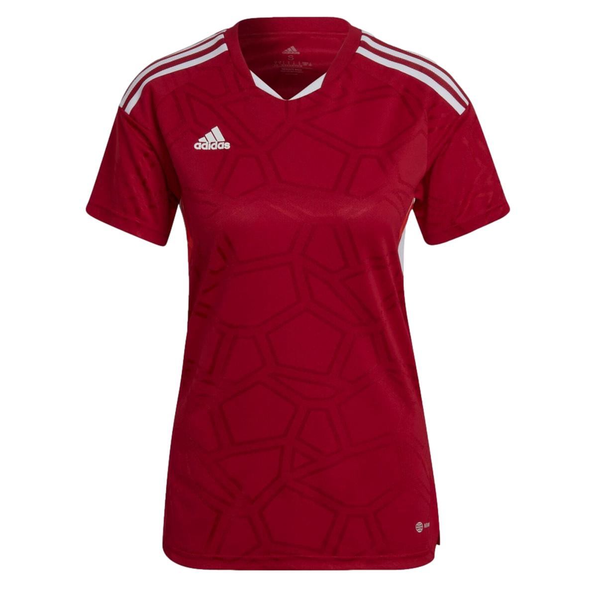 Adidas Condivo 22 Match Day Womens Jersey - Red product image 1, provided for visual reference and product detail review