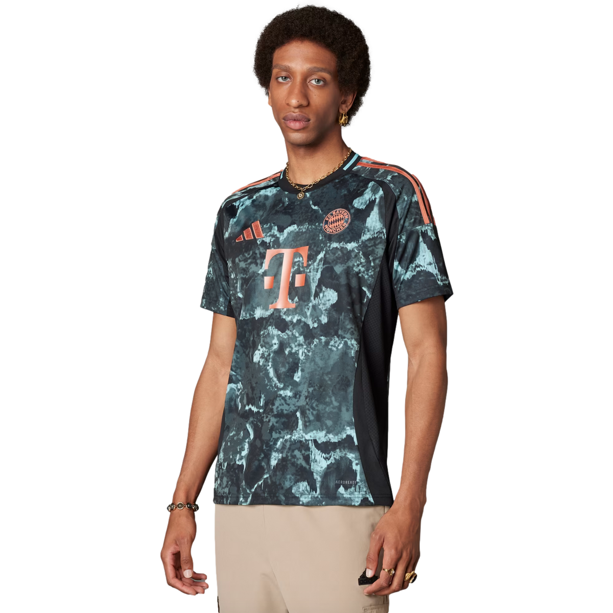 Adidas Bayern Munich 24/25 Away Jersey product image 3, provided for visual reference and product detail review