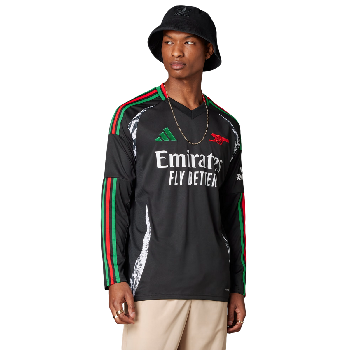 Adidas Arsenal 24/25 Long Sleeve Away Jersey product image 3, provided for visual reference and product detail review