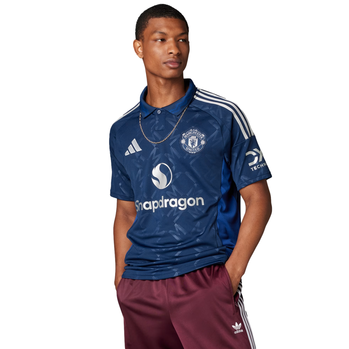 Adidas Manchester United 24/25 Away Jersey product image 3, provided for visual reference and product detail review
