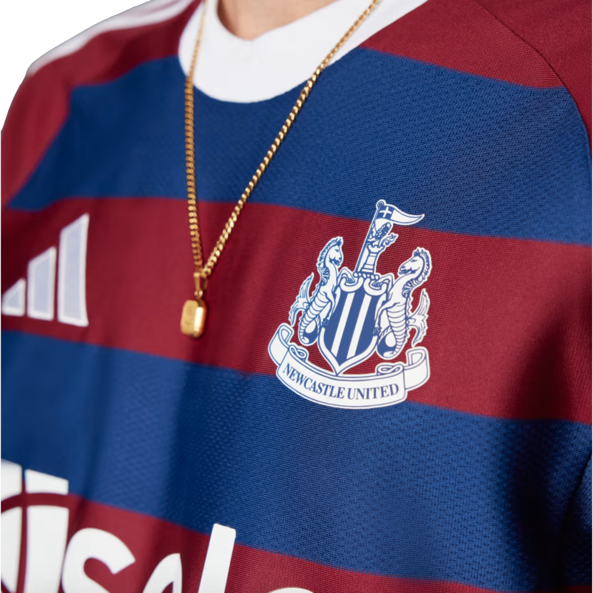 Adidas Newcastle United 24/25 Away Jersey product image 4, provided for visual reference and product detail review