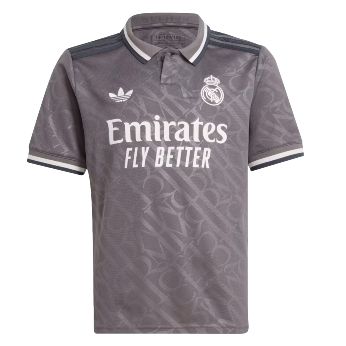 Adidas Real Madrid 24/25 Youth Third Jersey product image 1, provided for visual reference and product detail review
