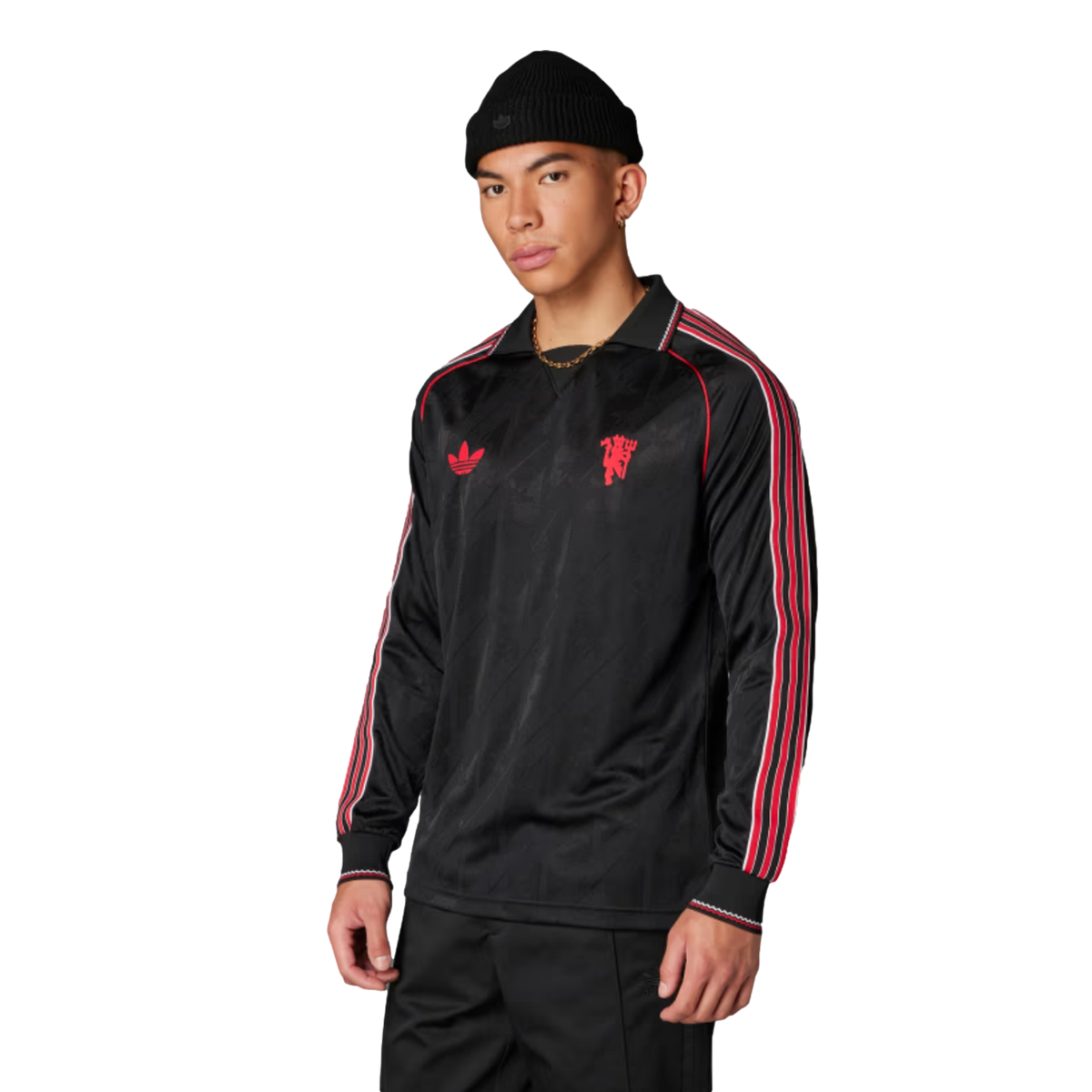 Adidas Manchester United Lifestyler Long Sleeve Jersey product image 2, provided for visual reference and product detail
