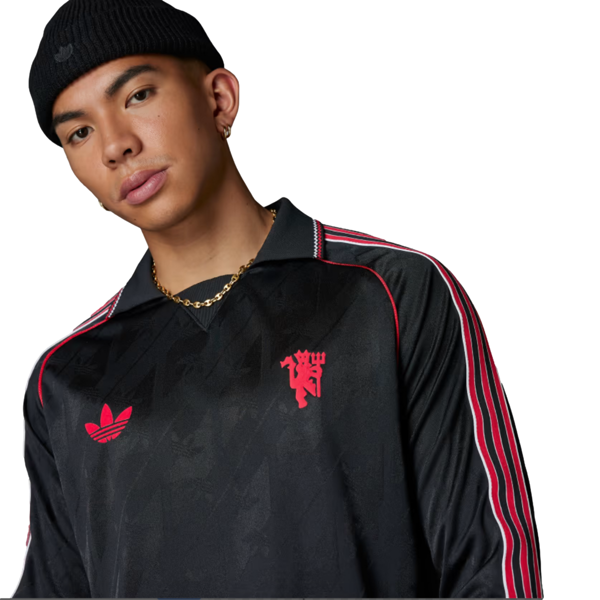 Adidas Manchester United Lifestyler Long Sleeve Jersey product image 4, provided for visual reference and product detail