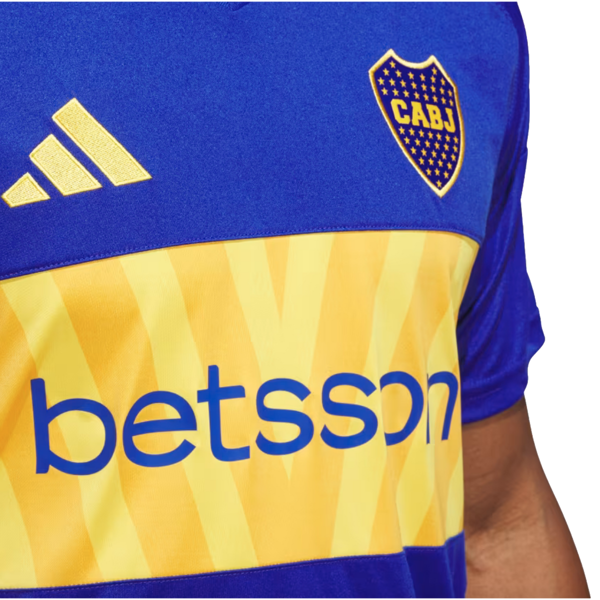 Adidas Boca Juniors 24/25 Home Jersey product image 4, provided for visual reference and product detail review