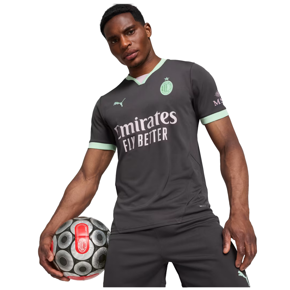 Puma AC Milan 24/25 Third Jersey product image 3, provided for visual reference and product detail review