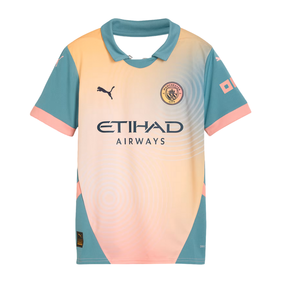 Manchester City 24/25 Youth Fourth Jersey product image 1, provided for visual reference and product detail review