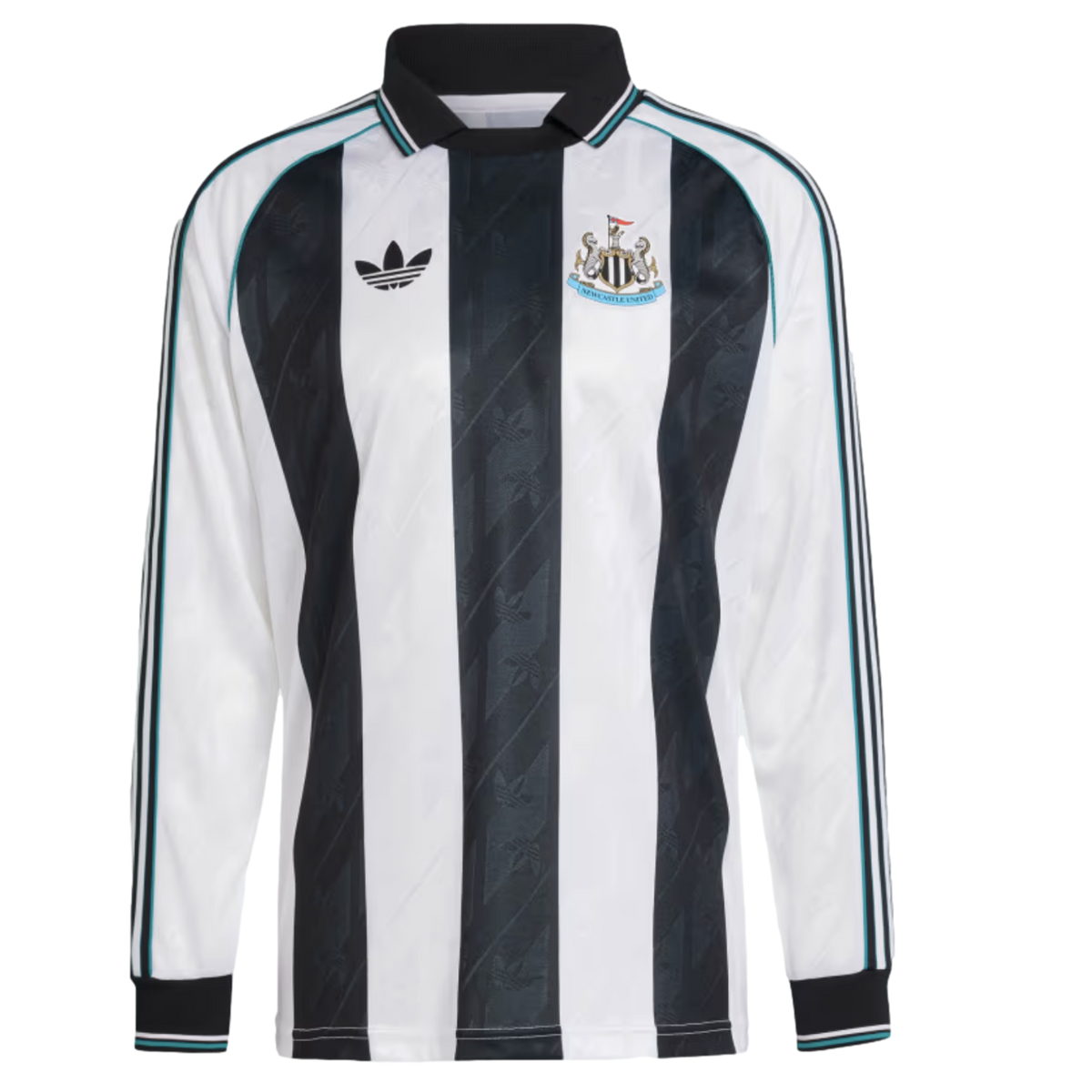 Adidas Newcastle United Long Sleeve Lifestyler Jersey product image 1, provided for visual reference and product detail