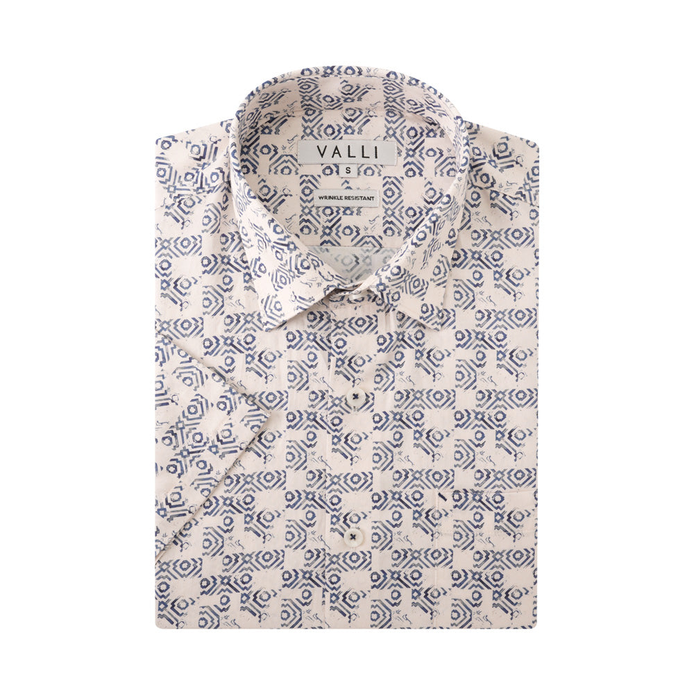 VALLI Short Sleeved Shirt (V54094) - White