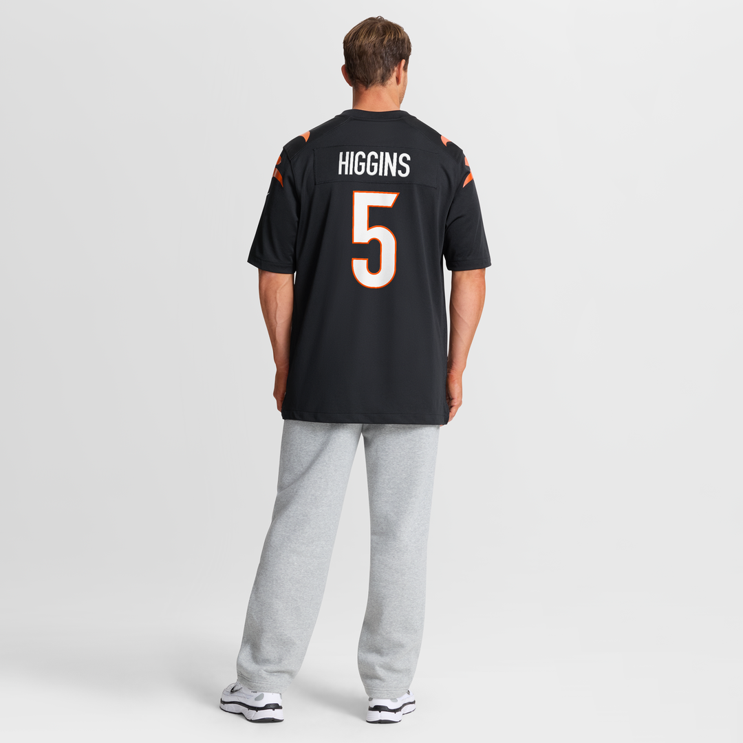 Men's Cincinnati Bengals Tee Higgins Nike Black Game Player product image 16