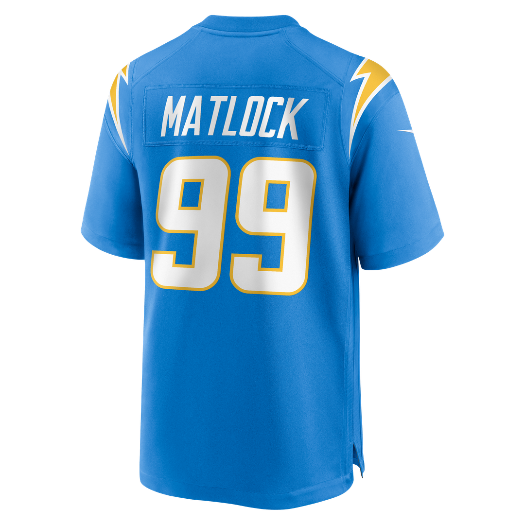Men's Los Angeles Chargers Scott Matlock Nike Powder Blue product image 3