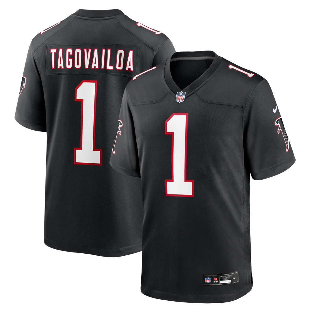 Men's Atlanta Falcons Tua Tagovailoa Nike Black Alternate product image 1