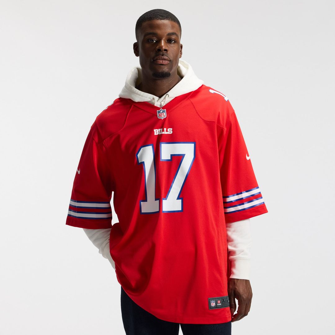 Men's Buffalo Bills Josh Allen Nike White Game Player Jersey product image 26