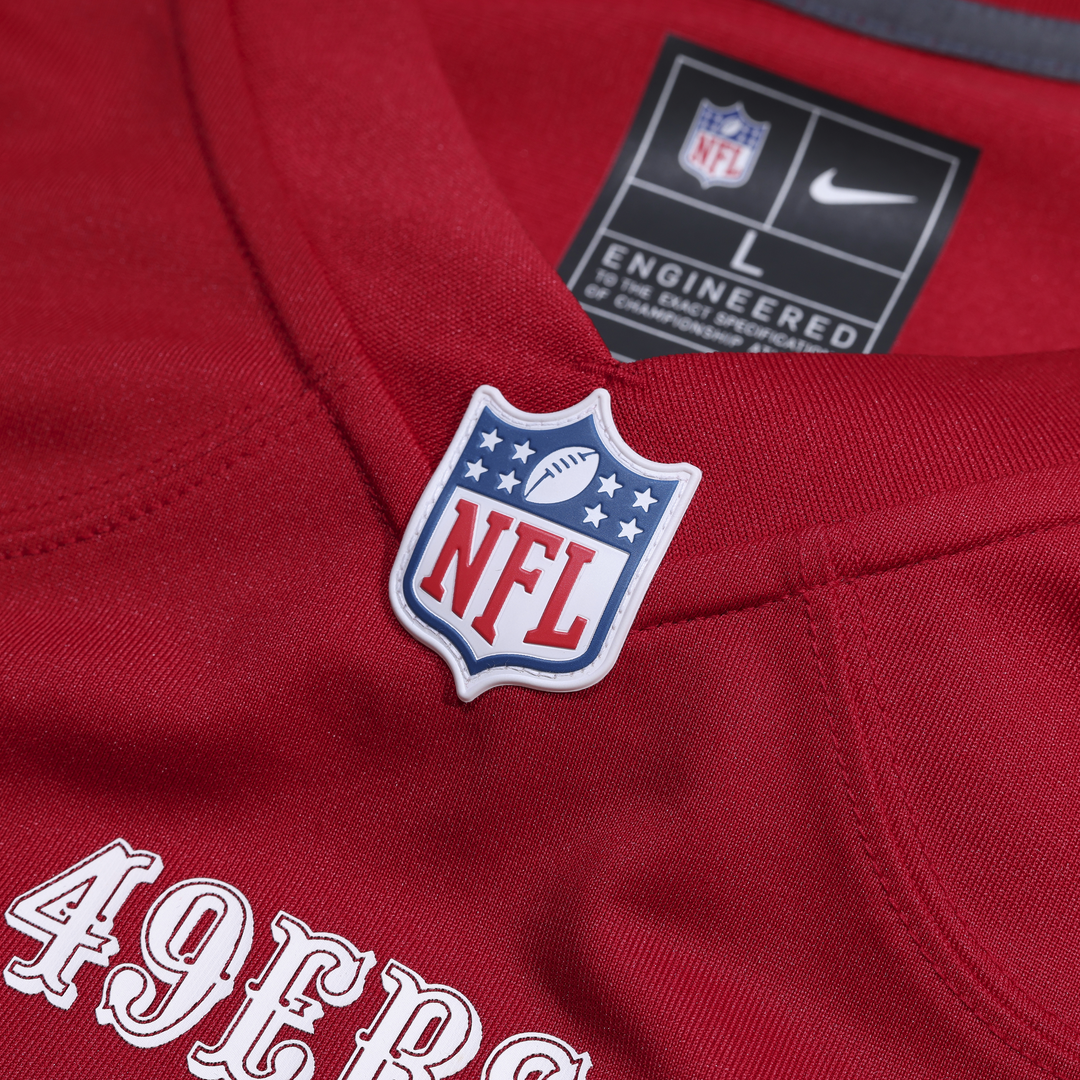 Men's San Francisco 49ers Jon Weeks Nike Scarlet Team Game product image 4