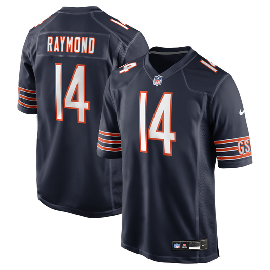 Men's Chicago Bears Kalif Raymond Nike Navy Team Game Jersey product image 1