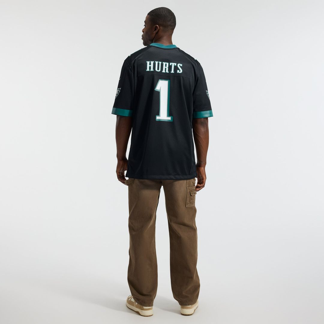 Men's Philadelphia Eagles Jalen Hurts Nike Black Alternate product image 5