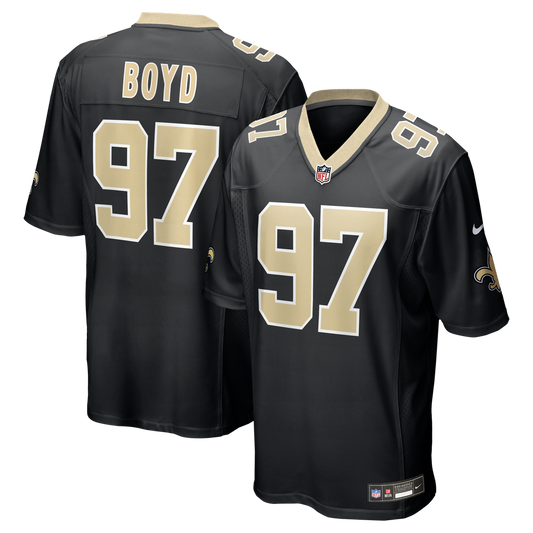 Men's New Orleans Saints Khristian Boyd Nike Black Game product image 1
