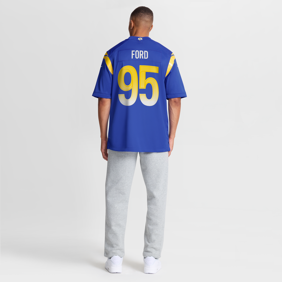 Men's Los Angeles Rams Poona Ford Nike Royal Team Game product image 7