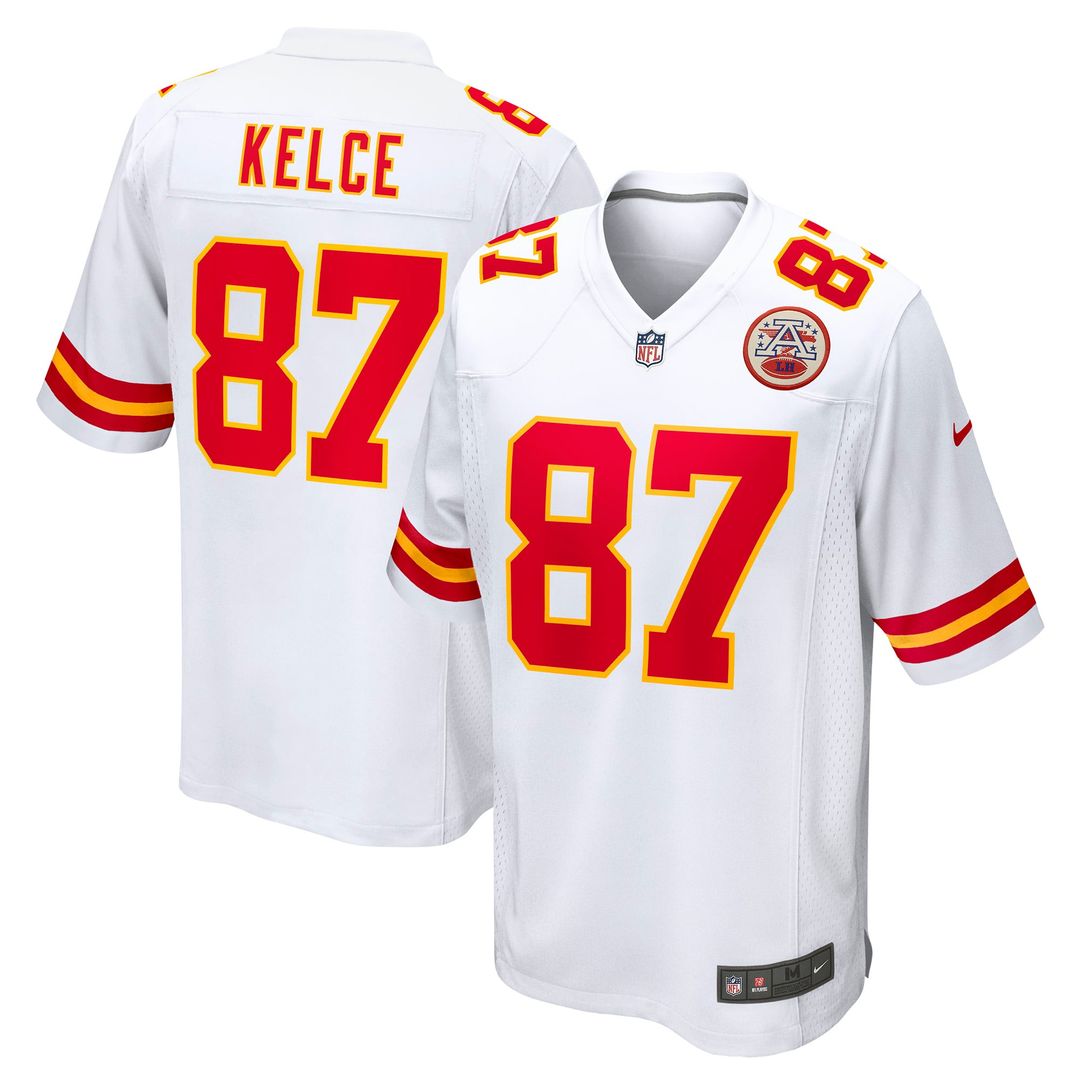 Men's Kansas City Chiefs Travis Kelce Nike White Player product image 4