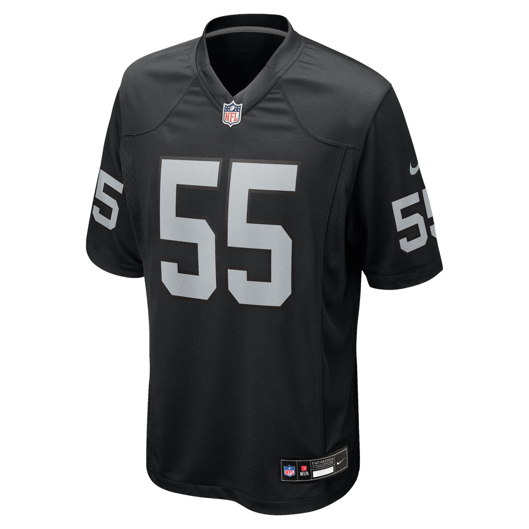 Men's Las Vegas Raiders Cody Lindenberg Nike Black Team product image 2