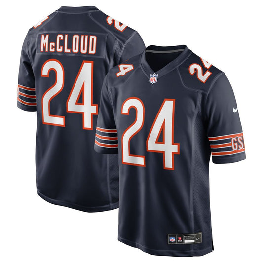 Men's Chicago Bears Nick McCloud Nike Navy Team Game Jersey product image 1