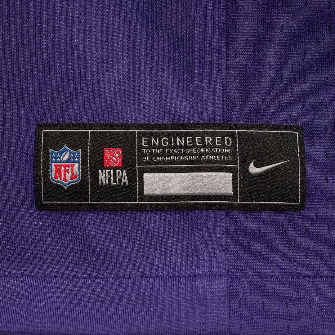 Men's Baltimore Ravens Number 1 Dad Nike Purple Game Jersey product image 6